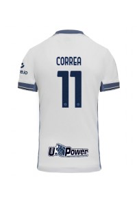 Inter Milan Joaquin Correa #11 Voetbaltruitje Uit tenue 2024-25 Korte Mouw